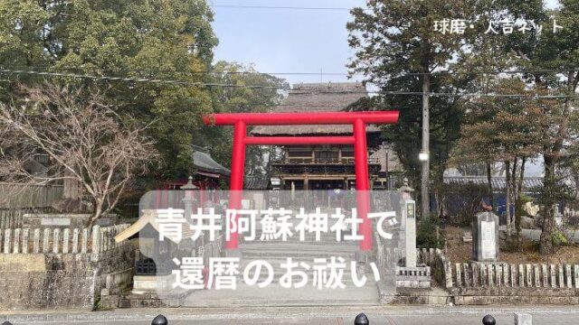 青井阿蘇神社の鳥居