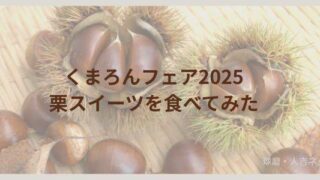 くまろんフェア　2025　栗スイーツ　人吉　球磨