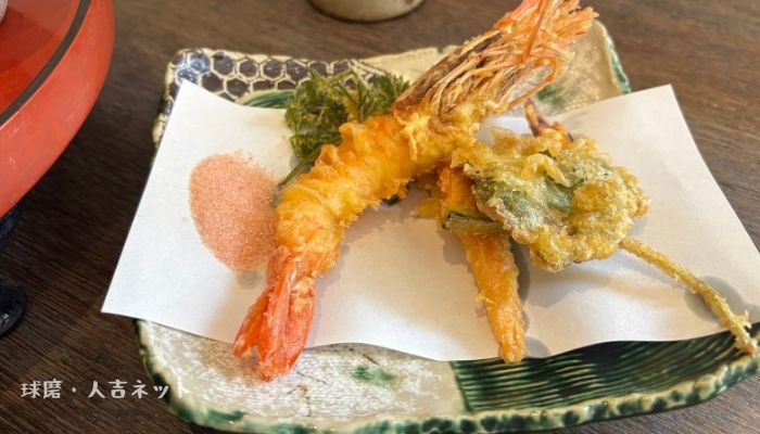 さく羅御膳　てんぷら盛り合わせ